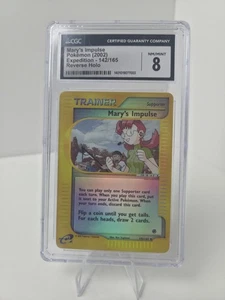 2002 Pokemon Expedition #142 Mary's Impulse CGC 8 - Bild 1 von 4