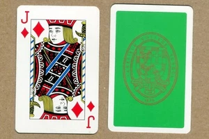 LAKEFIELD COLLEGE SCHOOL. Jack of Diamonds, Vintage, SWAP PLAYING CARD - Picture 1 of 2