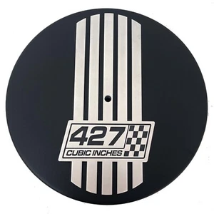 Big Block Chevy 427 Cubic Inches 14" Round Air Cleaner Kit, Billet Top, Black - Imagen 1 de 6
