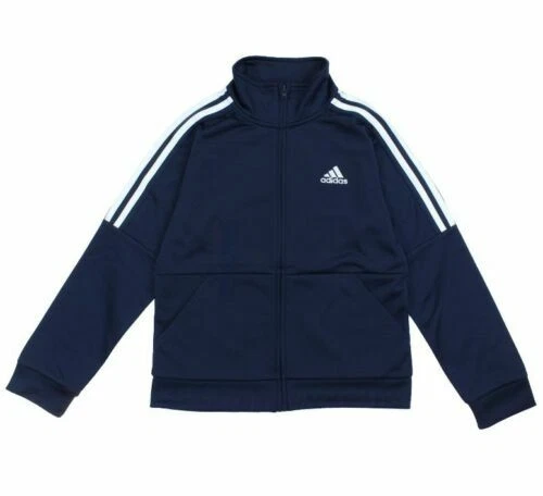 adidas Youth Iconic Track Jacket Size Small (8) Navy