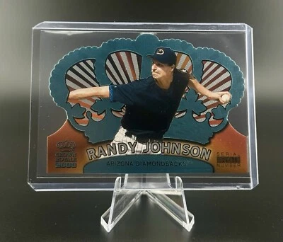 Pacific Crown Royale Randy Johnson 2000 azul platino #/75 #8 Foto 1 de 3