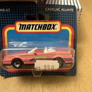 matchbox 1991 pink cadillac allante - Picture 1 of 2