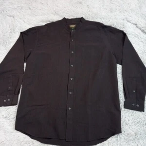 Irvine Park Herren Hemd grau große Knopfleiste Tasche weich Karriere Freizeit - Bild 1 von 10