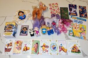 Vintage Toy Lot Variety Nostalgia Barbie Glo Friends Arthur Pooh MLP McDonald's 