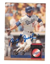 Brett Butler Signed Autographed 1994 Donruss Card Los Angeles Dodgers