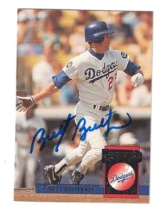 Brett Butler Signed Autographed 1994 Donruss Card Los Angeles Dodgers - Picture 1 of 2