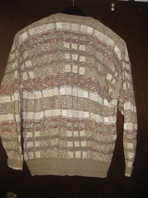 Cárdigan Suéter De Colección Tricot Algodón Acrílico Seda Mediano Italia Multicolor Como Nuevo Foto 1 de 4