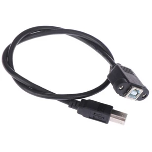 USB 2.0 Type B Male to Type B Female Printer Extension Cable With Panel Moun _ou - Picture 1 of 15