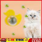 Duck Cat Candy Licking Snacks Rotatable Cat Chewing Toy Pet Supplies (Yellow)
