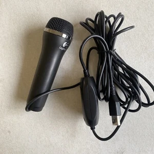 Logitech Wired Microphone Replacement Black Colour USB - Picture 1 of 3