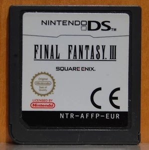 FINAL FANTASY III - NINTENDO DS - VERSION EUROPA - CARTUCHO - Picture 1 of 2