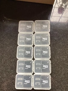 10 X Memory Micro SD Adapter Cards New - Picture 1 of 3