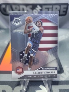 Anthony Edwards 2020-21 Panini Mosaic #252 Base National Pride RC Rookie - Picture 1 of 2