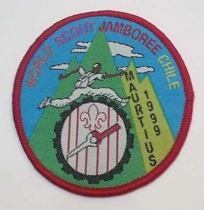 Parche contingente World Scout Jamboree 1999 ÁFRICA MAURICIO SCOUTS (ROJO) - Imagen 1 de 1
