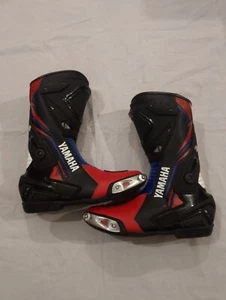 YAMAHA motorcycle leather motorbike racing boots - Picture 1 of 7
