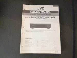 Esquema original manual de servicio JVC DX-MX90BK/CA-MX 90BK - Imagen 1 de 1
