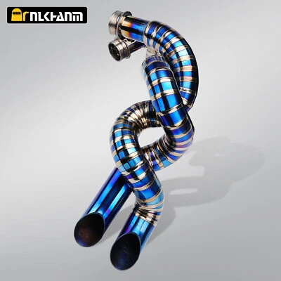 Para Bobber Moto Escape Aleación Titanio para TRIUMPH Bonneville Bobber 14-25 Foto 1 de 4