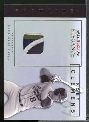 Koby Clemens Card 2007 TRISTAR Elegance Showtime Game Used Patch #KC  - Image 1 of 2