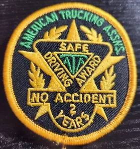American Trucking Assns Safe Driving Award Aufnäher kein Unfall 2 Jahre bestickt - Bild 1 von 4