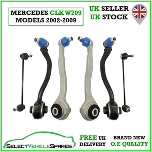 NEW MERCEDES CLK W209 DRIVERS & PASSENGER FRONT SUSPENSION ARM SET 2002-2009 - Picture 1 of 2