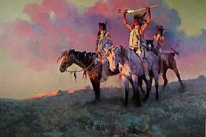 JAMES REYNOLDS THE HENRY NATIVE AMERICAN ART PRINT L.E. 371/850 COA - Picture 1 of 8