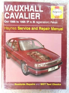 Vauxhall Cavalier (fwd) Haynes Workshop Manual, 1988 to 1995. Never been opened! - Picture 1 of 2