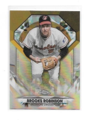 BROOKS ROBINSON 2022 Topps Chrome Update DIAMOND GREATS Refractor #28 HOF Qty. - Image 1 of 2