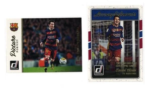Lionel Messi 2016-17 Panini Donruss Picture Perfect + Accomplishments Base Lot 2 - Picture 1 of 2