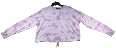 DKNY Sport Sweater Womens size XS Oversized Purple Tie Dye Pullover NWOT - Image 1 of 4