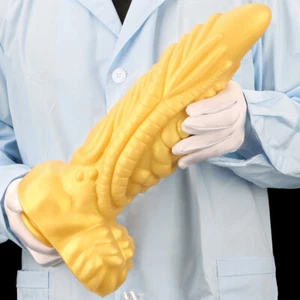 Silicone Alien Fake Penis Big Anal Plug Dilator Anus Vagina Masturbation Sucker - Picture 1 of 13