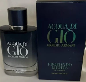 Giorgio Armani Acqua di Gio Profondo Lights 2.5oz Mes Eau de Parfum Spray NIB - Picture 1 of 3