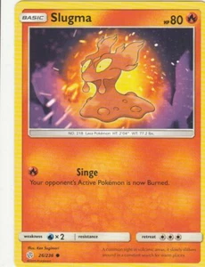 Slugma 26/236 Pokemon Cosmic Eclipse - Picture 1 of 2