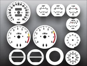 White Face Gauges for 1970-1976 Nissan 240Z 260Z 280Z Automatic - Picture 1 of 4