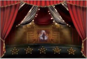 Halloween Deko Horror, Gruseliger Clown Hintergrund, Fotokulisse Zirkus - Bild 1 von 6