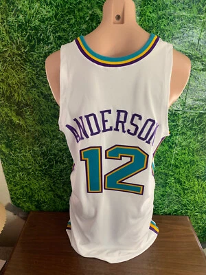 2004-05 New Orleans Hornets Basketball #12 Chris Andersen Game Jersey Size 46+4 - Image 1 of 4
