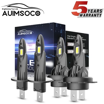 Faros delanteros LED bombillas altas/bajas para peugeot 207 2008 2009 2010 2011 2012 2013 Foto 1 de 4