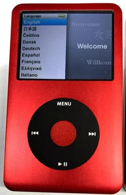 Apple iPod Classic 7th Generation 512GB Red/Black SSD Custom (2000mAh)❤️❤️ - Image 1 of 4
