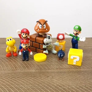 Nintendo Super Mario Bros Figur Figuren 11 Stück Luigi Goomba Dry Bones - Bild 1 von 13
