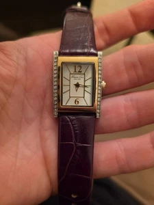 Kenneth Cole NY KC2750 Women’s Gold-Tone Watch Crystal Bezel - Leather - Works - Picture 1 of 13