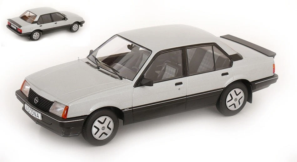 Modellauto Maßstab 1:18 OPEL ASCONA C SR SILVER Diecast Modellbau Automodell - Bild 1 von 1