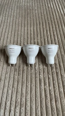 3x Philips Hue GU10 White Ambiance 5,5W 250lm Spots - Bild 1 von 4