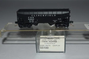Tolva doble bahía escala N Kadee 55100 Clinchfield 33' 51664 C51811 - Imagen 1 de 2