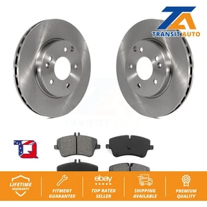 Disc Brake Rotors And Semi-Metallic Pads Front Kit For Mercedes-Benz C230 C240 - Picture 1 of 11