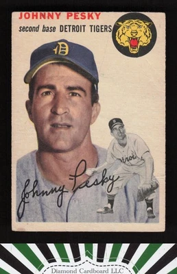 1954 Topps #63 Johnny Pesky FR e - Image 1 of 2