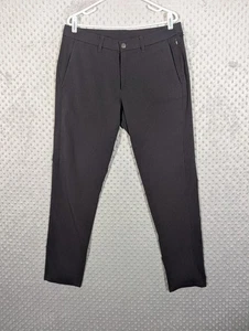 Lululemon Commission schmale Passform Herrenhose 34 x 30 Ventlight Obsidian Stretch gebraucht, in einwandfreiem Zustand - Bild 1 von 12