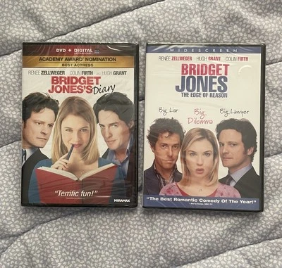 Lot of 2 Bridget Jones’s Diary Bridget Jones The Edge Of Reason DVD Digital NEW Foto 1 de 4