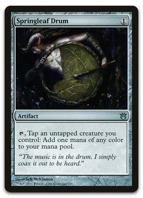 Springleaf Drum #162 (NM) Born of the Gods BNG Magic MTG - Image 1 of 2