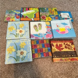 Neu mit Etikett Menge 10 Packungen Deko Servietten Set - Bild 1 von 7