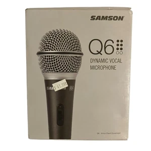 Micrófono Vocal Dinámico Samson Q6 — Excelente Estado, En Caja, Listo para Usar - Imagen 1 de 6