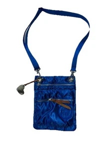 Victoria’s Secret Rosa Bandolera Bolso Cartera Azul Satinado Raro Nuevo con Etiquetas - Imagen 1 de 3